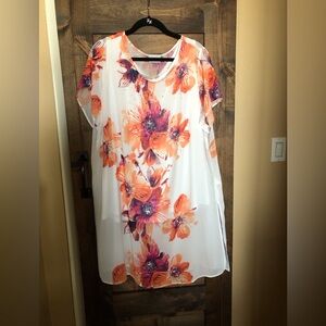 Gorgeous woven 2 piece tank and tunic by Susan Graver